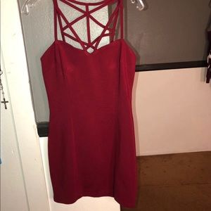 Cute Red Tight Dress.